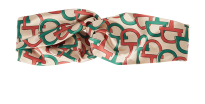Gucci Horsebit Logo Headband, front view